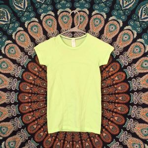size 10 green lululemon kids shirt